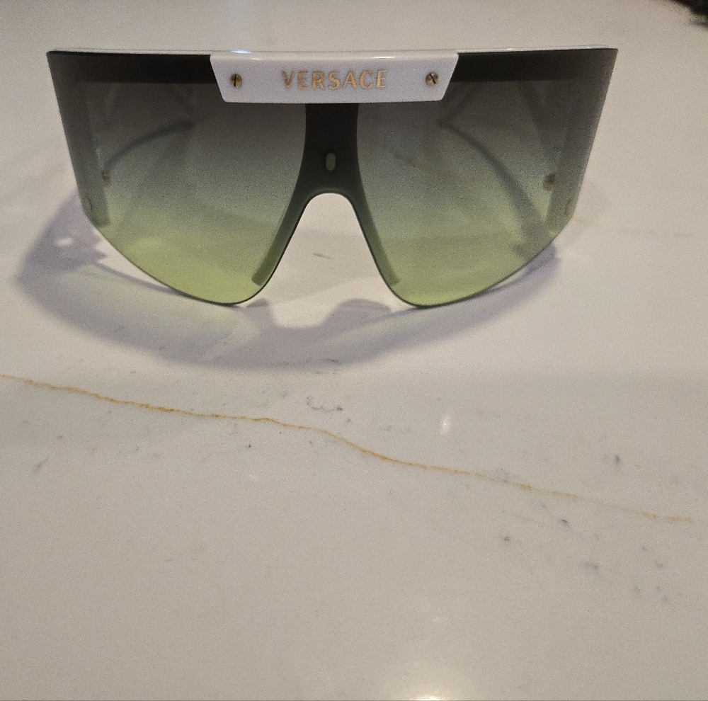 Versace Mod 4393 401/1W Shield Sunglasses Authentic